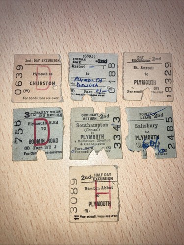 Half railway ticket - , (