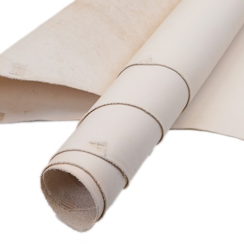 Veg tan tooling - leather, side