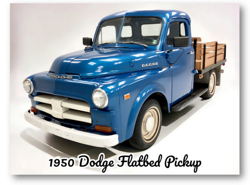 1950 dodge flatbed pickup - flatbed,
