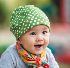 Baby hat/bandana with teether