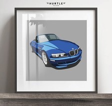 BMW Z3 Artwork Print, Classic