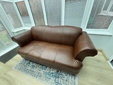 Tan Leather Sofa 2-Seater