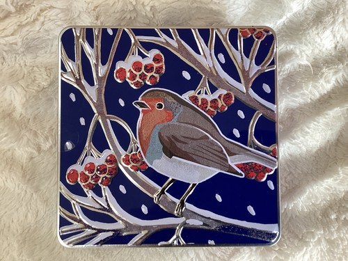 Decorative square biscuit tin - decorative,