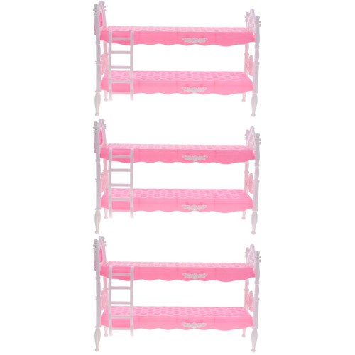 3pcs reusable pink miniature - pink,
