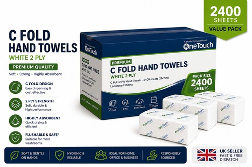 Luxury white 2ply - white, fold