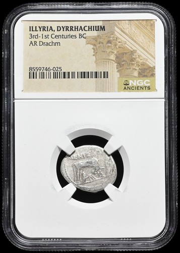 Ancient greek silver coin - silver,