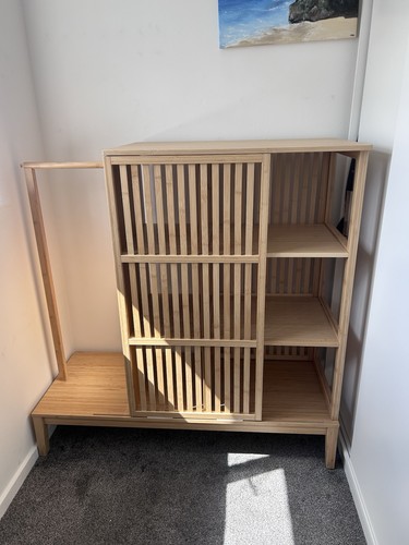 Ikea nordkisa open wardrobe - open,