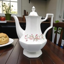 Vintage Johnson Brothers Eternal Beau Ceramic Coffee Pot – 26cm – VGC