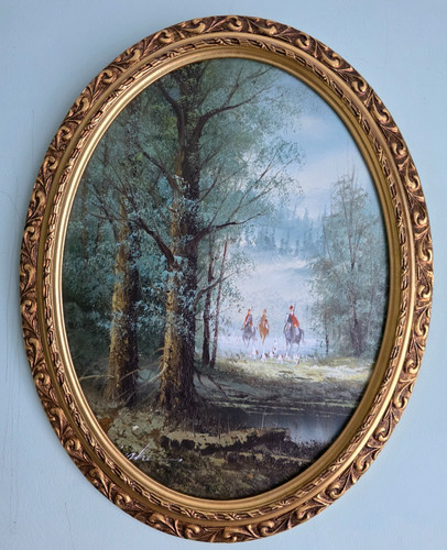 Large oval hunting - large,