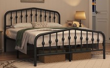 Metal Platform Bed Frame with