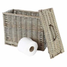 Wicker Toilet Roll Storage