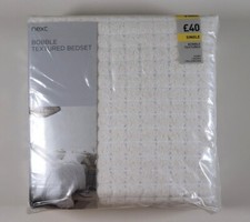 Next bobble textured bedding - textured,