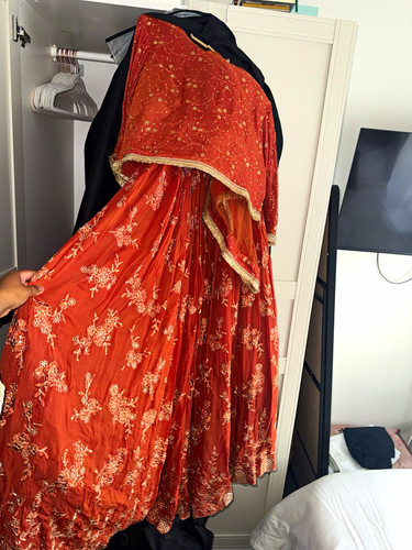 Women orange embroidered - orange,