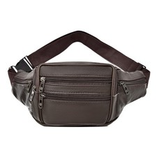 LARGE LEATHER BUM WAIST BAG