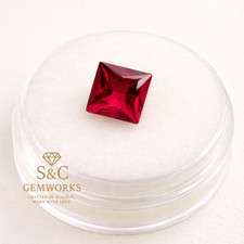 Red Ruby #8 Princess Cut