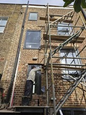 Aluminium foldable scaffolding