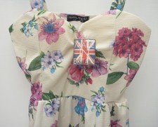 New Women’s Strappy Select Dress Floral Summer Casual UK Made – Size 10  BNWT