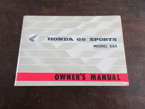 Honda s65 sports 1965 oem - honda, 65