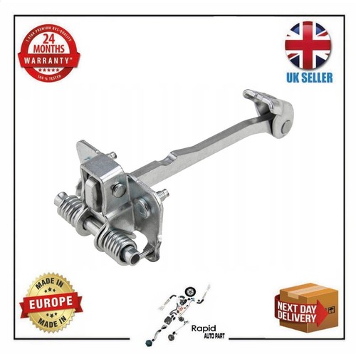 Door hinge check - strap, front