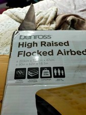Ben Ross High Raised  queen  Flocked Airbed camping