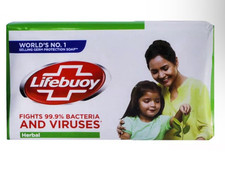 12X 100g LIFEBUOY NEEM AND ALOEVERA BATH SOAP BARS