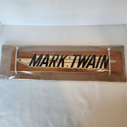 Vintage mark twain 1970 boat - twain, 1970's