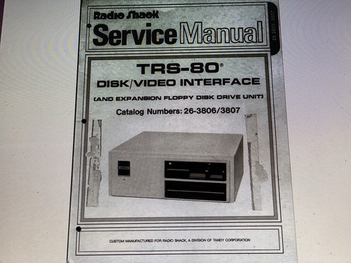 Tandy trs disk video - trs-80,
