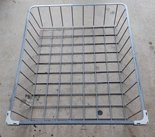 KOMPLEMENT Grey wired Basket 50x58 cm with 2x pull-out rails 58cm white