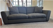 Heal's 4 Seat Wool Sofa - Charcoal Grey