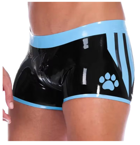Men latex rubber - rubber, boxer