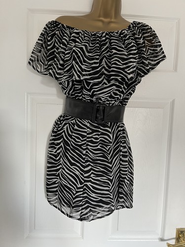 Lipsy off shoulder shorts - off, on