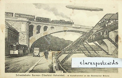 1915 germany zeppelin postcard - 1915,