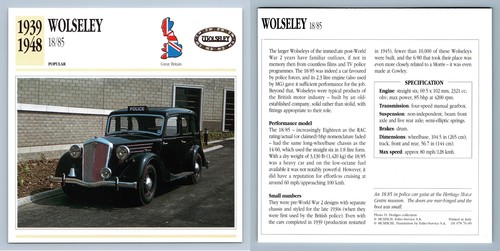 Wolseley 1939 48 - wolseley,