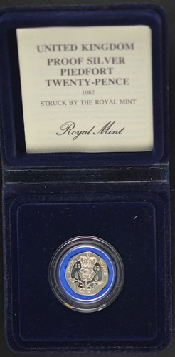 1982 pence piedfort - 1982,