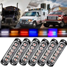 6x6LED Car Strobe Lamp Side