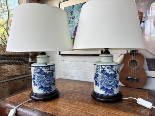 Pair vintage blue - blue, &
