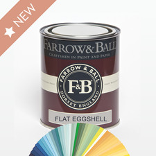 BRAND NEW 750ML FARROW AND BALL FLAT EGGSHELL INTERIOR PAINT - CURRENT COLOURS