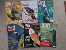6 x vintage Bird Watching