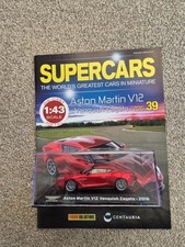 1/43 PANINI SUPERCARS COLLECTION 2016 ASTON MARTIN V12 VANQUISH ZAGATO CAR #39