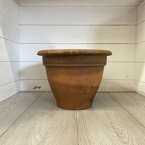 Large vintage terracotta pot - x-large,