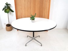 VINTAGE CHARLES EAMES VITRA DINING TABLE / CIRCULAR MEETING TABLE - 8 SEATER