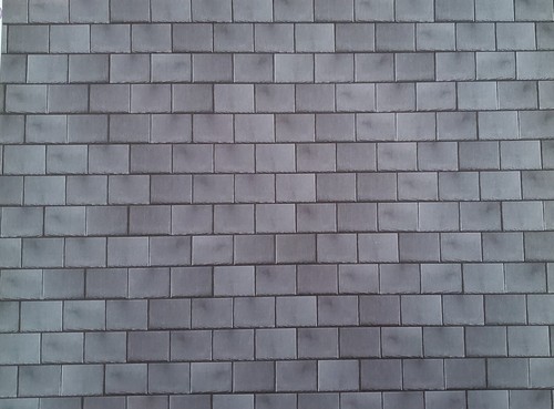 Dollhouse gray slate roofing - gray,