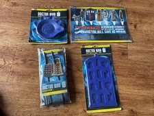 Dr Who TARDIS chocolate  Mould, Dalek Straws, Dusting Set, Cake Decorating kit
