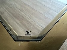 Kesterport Set Tables Coffee And Lamp Table Brushed Brass And Glass