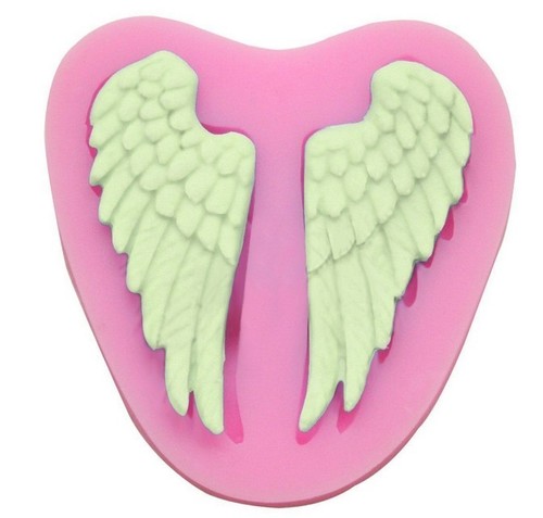 Angel wings silicone mould - silicone, for