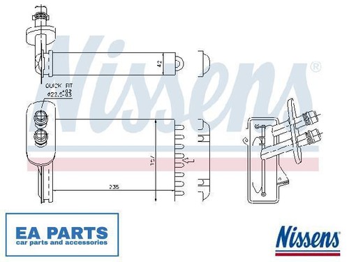 Heat exchanger interior - heat,