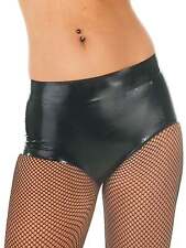 Honour Female Latex Mini French Knickers in Black