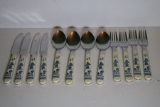 Vintage Blue Willow Silverware