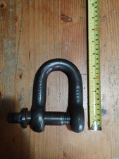 ?Vintage 2 ¼ Ton 2t Large Screw Pin Bow D Shackle Towing Lifting Recovery 5"