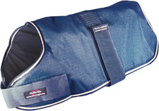 Padded Dog Coat, 16-Inch, Navy